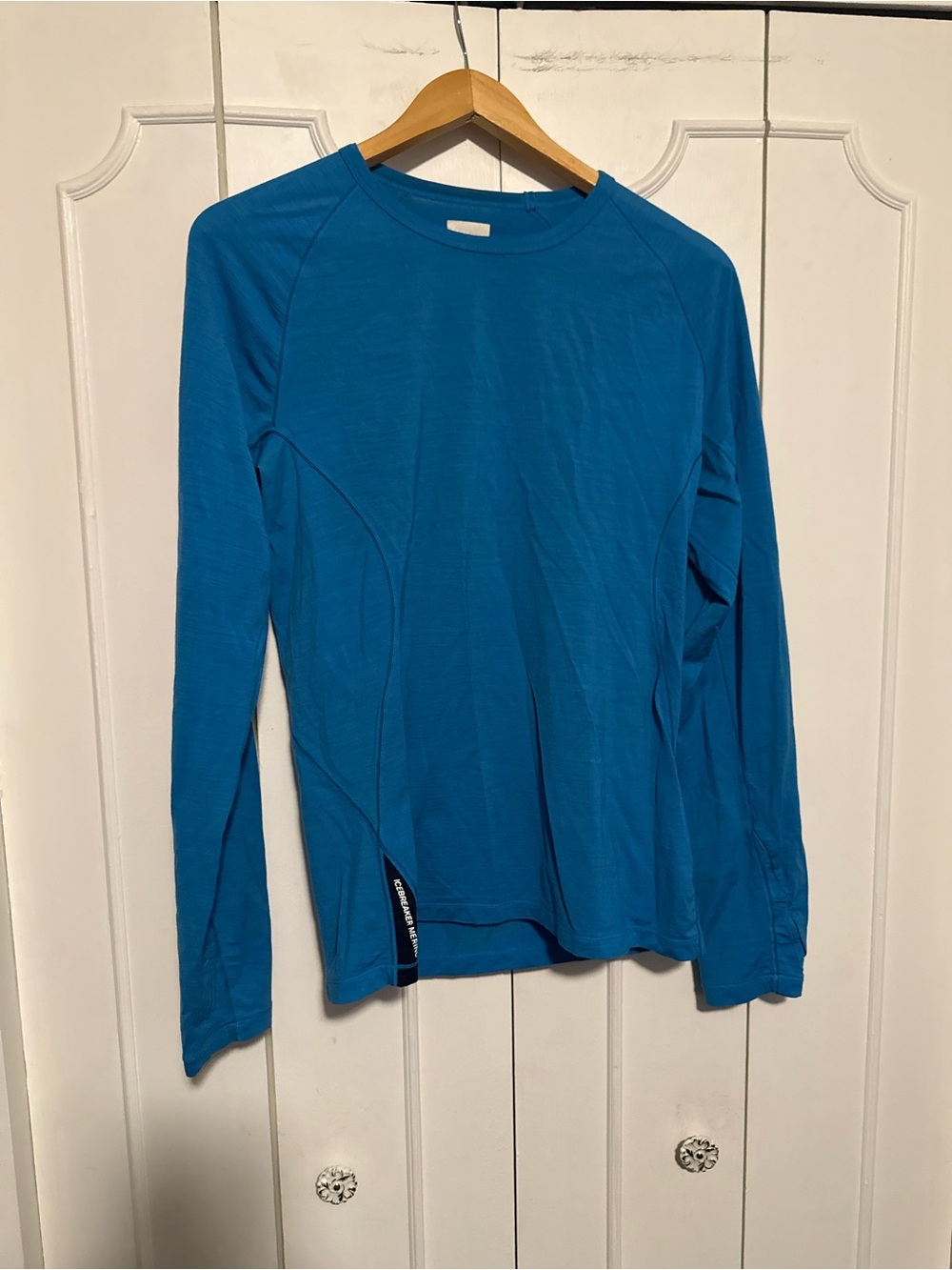 Icebreaker merino base layer Teal Men's Long Sleeve Base Layer Top